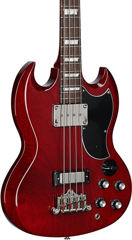 open zoom image for Epiphone EB-3 Electric Bass, Cherry, Full Left Front
