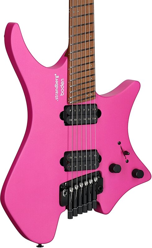 open zoom image for Strandberg Boden Standard N2.6T Electric Guitar, Fuchsia Metallic, Full Left Front