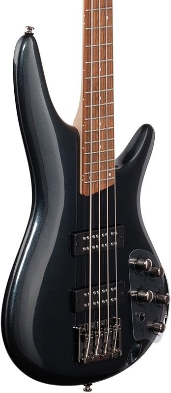 open zoom image for Ibanez SR300E Electric Bass, Iron Pewter, Full Left Front