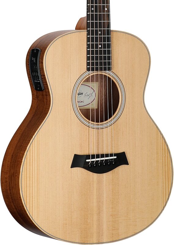 open zoom image for Taylor GS Mini-e LTD Acoustic-Electric Guitar, Figured Koa, Full Left Front