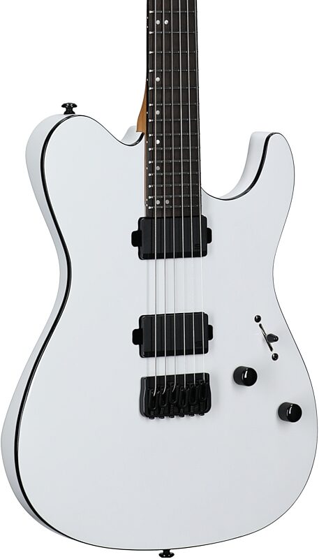 open zoom image for ESP LTD TH-1000 Electric Guitar, Snow White, Full Left Front