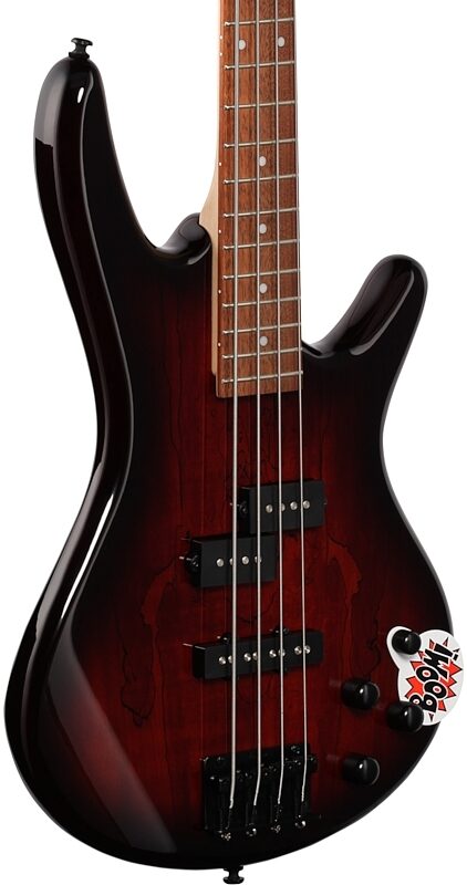 open zoom image for Ibanez GSR200M Electric Bass, Charcoal Brown, Full Left Front