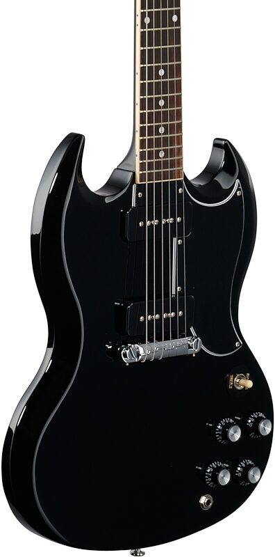 open zoom image for Gibson SG Special Electric Guitar (with Case), Ebony, Full Left Front