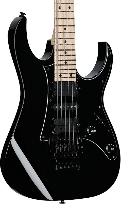 open zoom image for Ibanez RG550 Genesis Electric Guitar, Black, Open Box (Very Good), Full Left Front