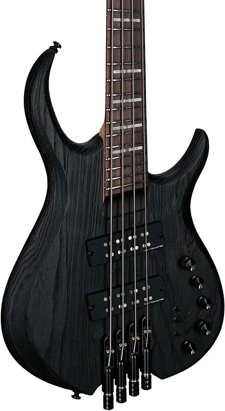 open zoom image for Sire Marcus Miller M6 Headless Electric Bass, 4-String (with Gig Bag), Black, Full Left Front