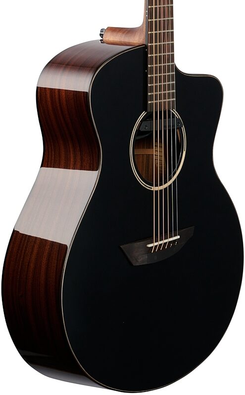 open zoom image for Ibanez Jon Gomm JGM5 Acoustic-Electric Guitar (with Gig Bag), Satin Black, Full Left Front