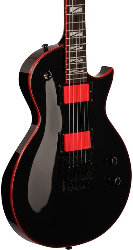 open zoom image for ESP LTD Gary Holt GH-600 Electric Guitar (with Case), Black, Full Left Front