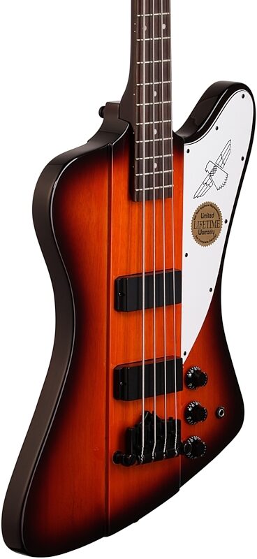 open zoom image for Epiphone Thunderbird IV Electric Bass, Vintage Sunburst, Full Left Front