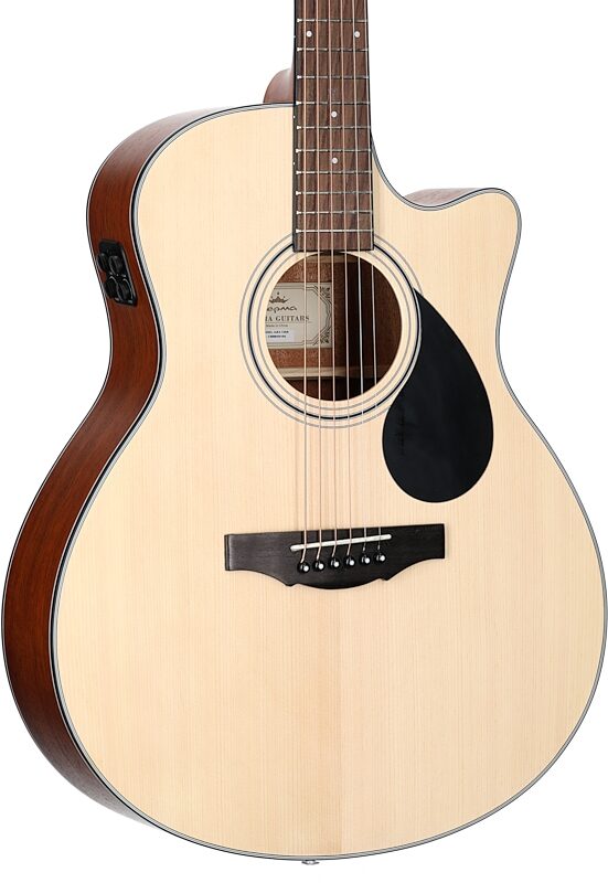 open zoom image for Kepma K3 Series GA3-130 Acoustic-Electric Guitar, Natural Matte, with AcoustiFex K-10 Pickup, Full Left Front