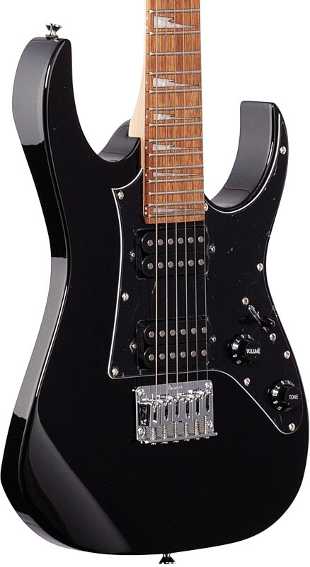 open zoom image for Ibanez GRGM21 GIO Mikro Electric Guitar, Black Night, Full Left Front