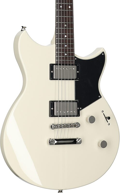 open zoom image for Yamaha Revstar Element RSE20 Electric Guitar, Vintage White, Open Box (Very Good), Full Left Front