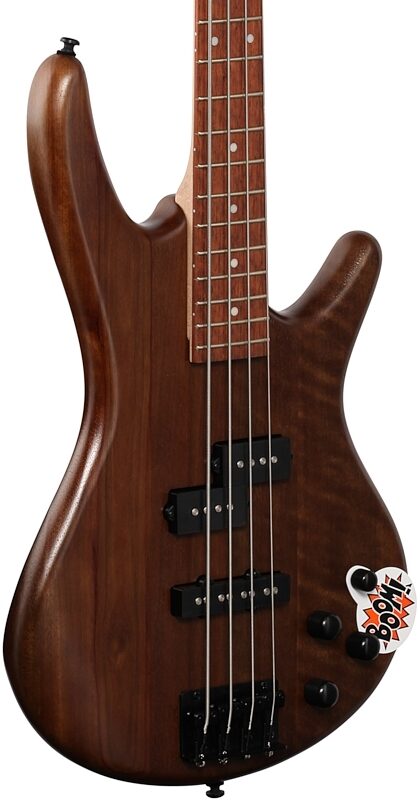 open zoom image for Ibanez GSR200 Electric Bass, Walnut Flat, Full Left Front