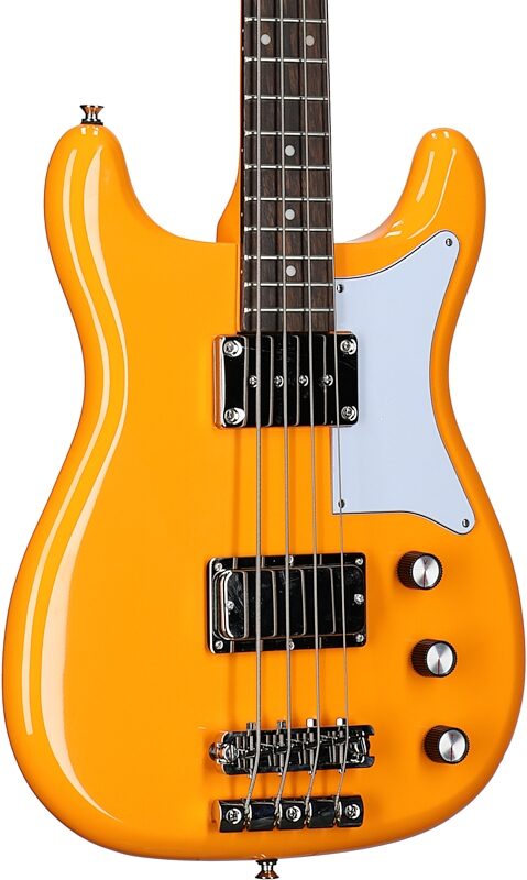 open zoom image for Epiphone Newport Bass Guitar, California Coral, Full Left Front