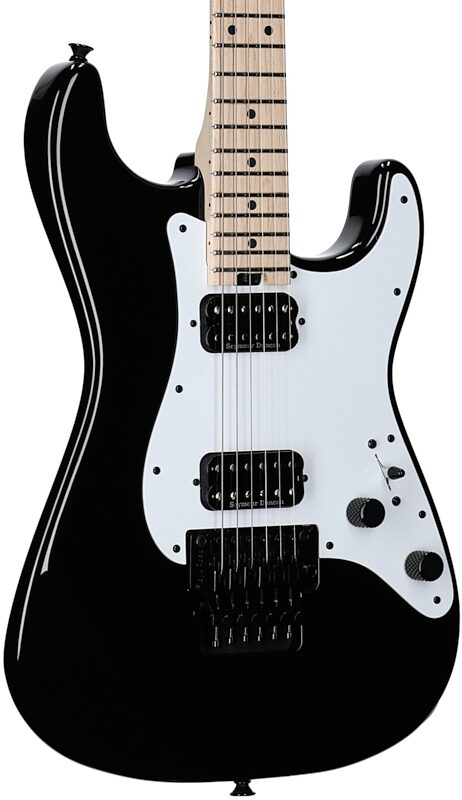 open zoom image for Charvel Pro-Mod So-Cal Style 1 HH FR M Electric Guitar, Maple Fingerboard, Black, Full Left Front