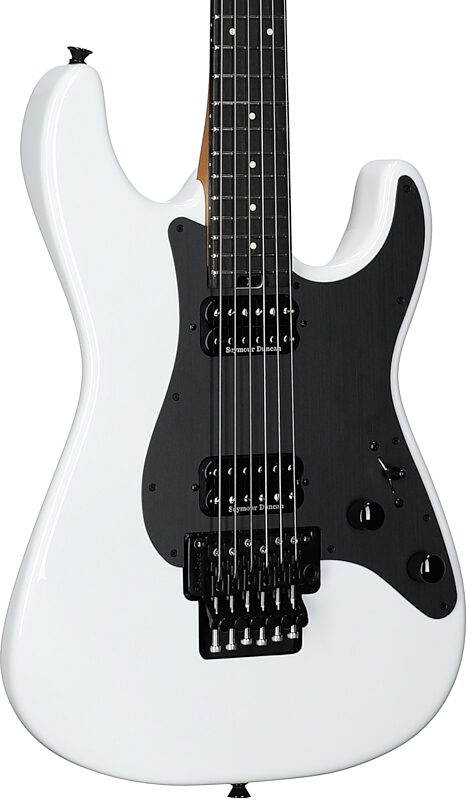 open zoom image for Charvel Pro-Mod SC1 Electric Guitar, with Ebony Neck, Snow White, Full Left Front