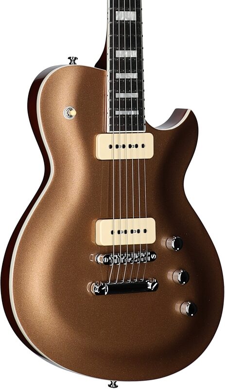 open zoom image for Reverend Roundhouse 290 Electric Guitar, Bronze, Full Left Front