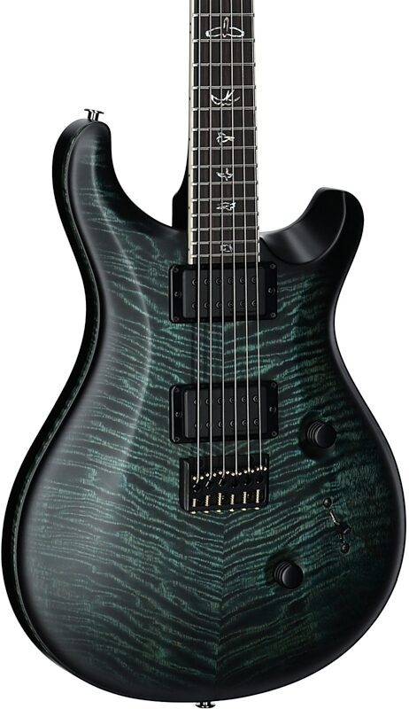 open zoom image for PRS Paul Reed Smith Mark Holcomb Wraparound Electric Guitar (with Case), Cobalt Smokeburst, Full Left Front