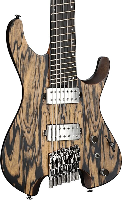 open zoom image for Ibanez QX527PENTF Electric Guitar (with Gig Bag), Natural, Full Left Front