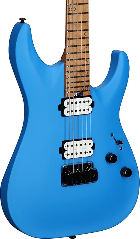 open zoom image for Schecter Aaron Marshall AM-6 Tremolo Electric Guitar, Royal Sapphire, Open Box (Very Good), Full Left Front