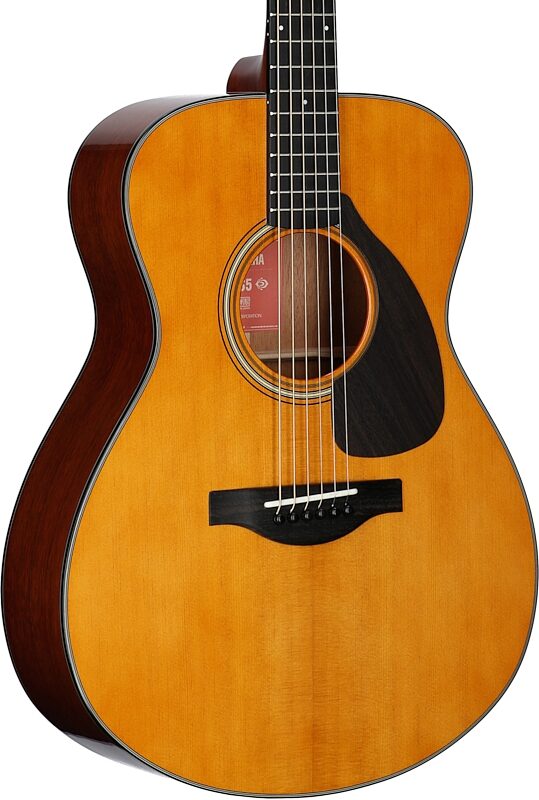 open zoom image for Yamaha FS5 Concert Acoustic Guitar (with Case), Gloss Natural, Full Left Front