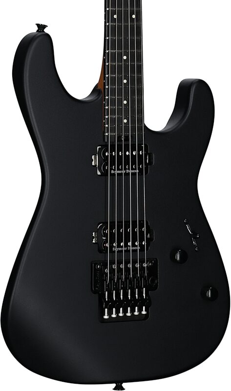 open zoom image for Charvel Pro-Mod Plus San Dimas SD1 HH FR Electric Guitar, with Ebony Fingerboard, Scorched Earth, Full Left Front
