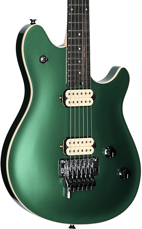 open zoom image for EVH Eddie Van Halen Wolfgang Special Ebony Fingerboard Electric Guitar, Pelham Green, Full Left Front