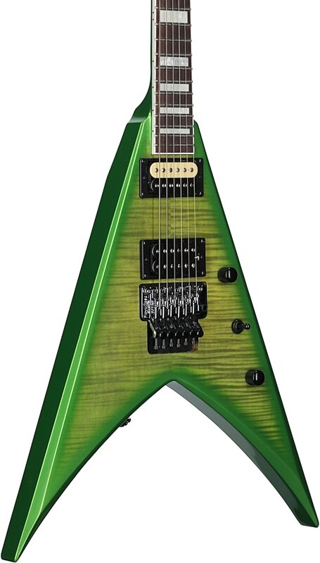 open zoom image for Jackson X Series Signature Scott Ian King V Electric Guitar, Baldini, Open Box (Very Good), Full Left Front