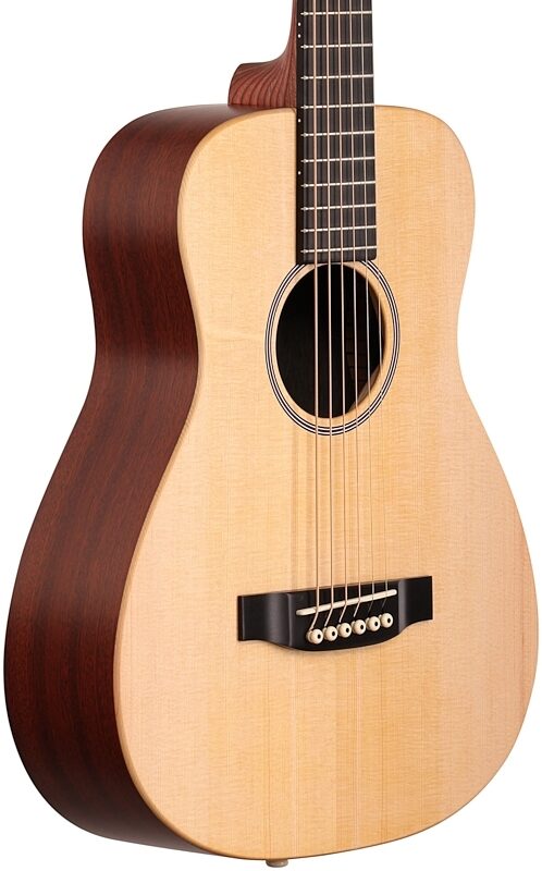open zoom image for Martin LX1 Little Martin Acoustic Guitar (with Gig Bag), New, Full Left Front