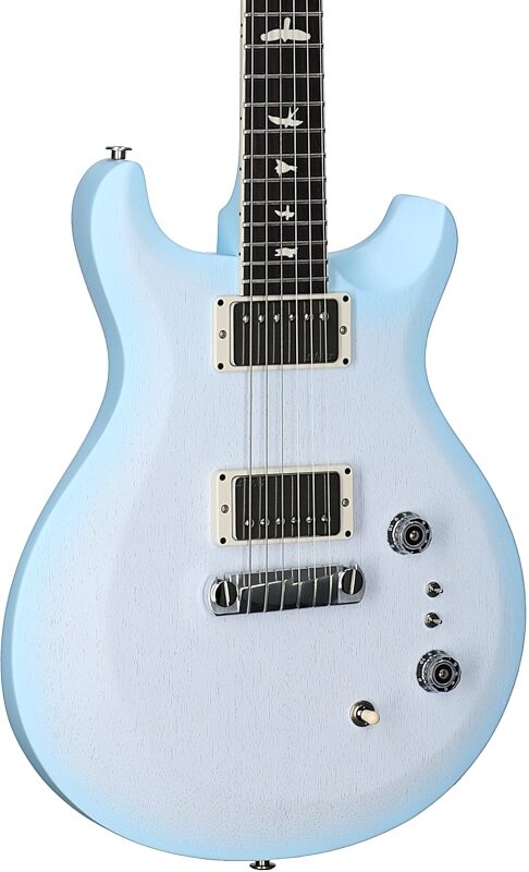 open zoom image for PRS Paul Reed Smith S2 Satin Mira 594 Electric Guitar (with Gig Bag), Satin Cloud Burst, Full Left Front