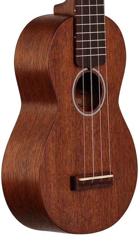 open zoom image for Martin S1 Soprano Ukulele (with Gig Bag), Natural, Full Left Front