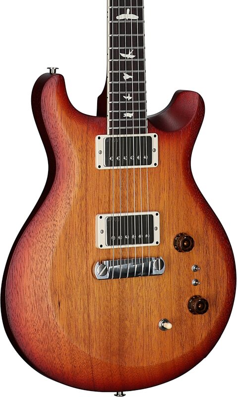 open zoom image for PRS Paul Reed Smith S2 Satin Mira 594 Electric Guitar (with Gig Bag), Dark Cherry Sunburst, Full Left Front