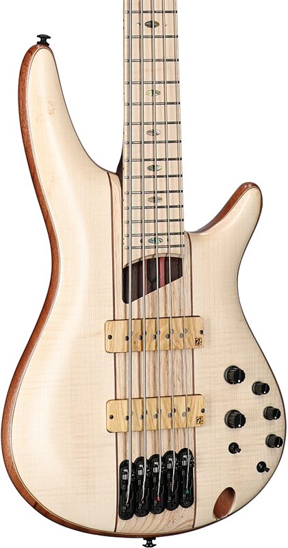 open zoom image for Ibanez SR5FMDX2 Premium Electric Bass (with Gig Bag), New, Full Left Front