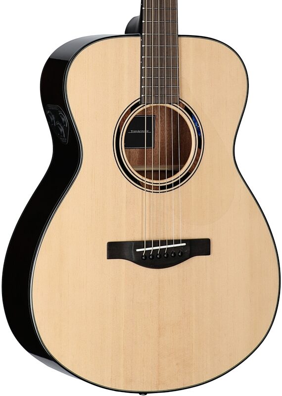 open zoom image for Yamaha TAS1E Transacoustic Concert Acoustic-Electric Guitar (with Gig Bag), Natural, Full Left Front