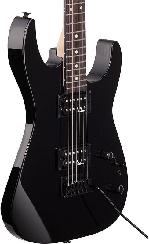 open zoom image for Jackson JS Series Dinky JS11 Electric Guitar, Amaranth Fingerboard, Gloss Black, Full Left Front