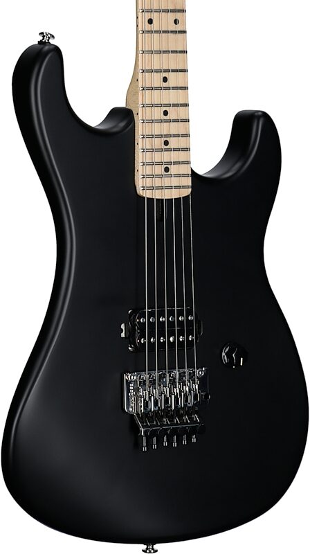open zoom image for Kramer The 84 Electric Guitar (with Gig Bag), Intruder Black Satin, Full Left Front