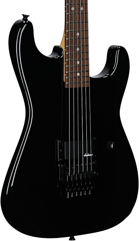 open zoom image for Jackson Pro Origins 1985 SD1A H FR Electric Guitar, with Rosewood Fingerboard (and Case), Black, Full Left Front