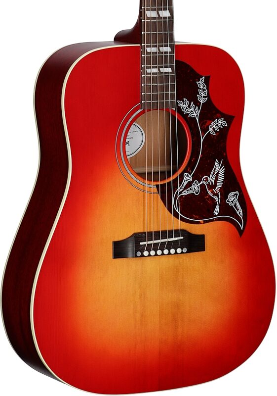 open zoom image for Gibson Hummingbird Special Acoustic-Electric Guitar (with Case), Vintage Cherry Sunburst, Full Left Front