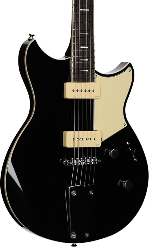 open zoom image for Yamaha Revstar Standard RSS02T Electric Guitar (with Gig Bag), Black, Full Left Front