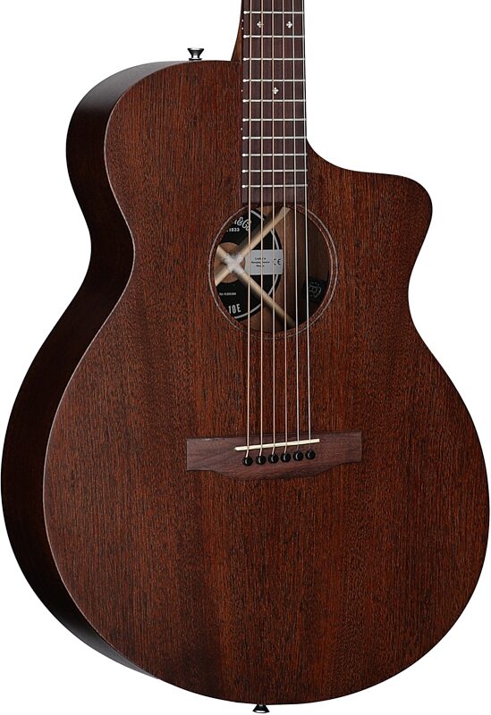 open zoom image for Martin SC-10E Modern Sapele Acoustic-Electric Guitar (with Soft Case), New, Full Left Front