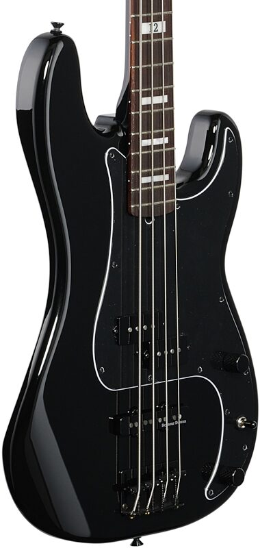open zoom image for Fender Duff McKagan Deluxe Precision Electric Bass, Rosewood Fingerboard (with Gig Bag), Black, Full Left Front