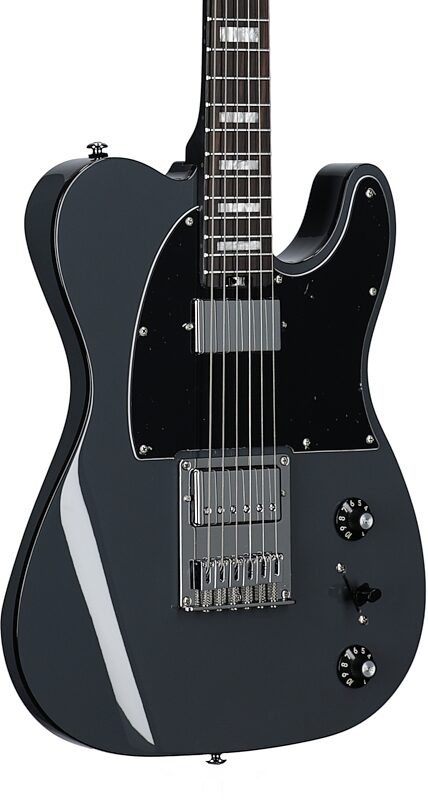 open zoom image for Schecter PT EX Extended Range Electric Guitar, Dorian Gray, Full Left Front