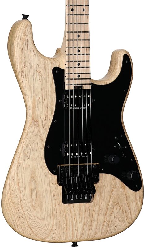 open zoom image for Charvel Pro-Mod So-Cal Style 1 HH FR Electric Guitar, Maple Fingerboard, Natural Ash, Full Left Front