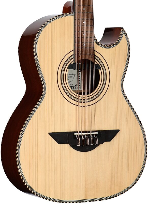 open zoom image for H. Jimenez LBQ1E Bajo Quinto (with Gig Bag), New, Full Left Front