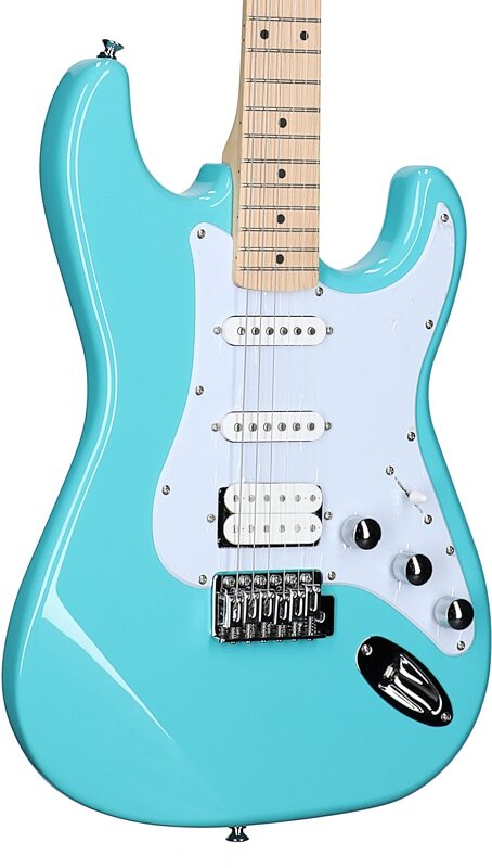 open zoom image for Kramer Focus Electric Guitar Player Pack, Teal, Full Left Front