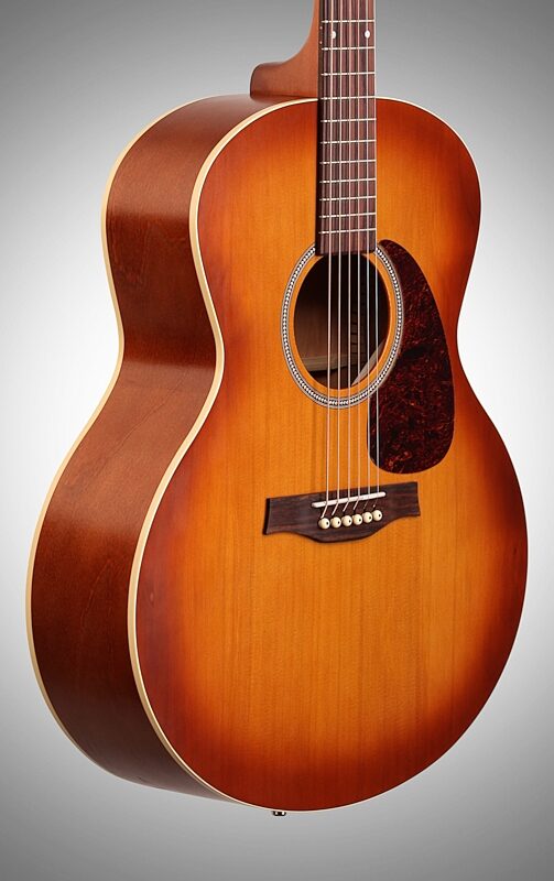 open zoom image for Seagull Entourage Rustic Mini Jumbo Acoustic Guitar, New, Full Left Front