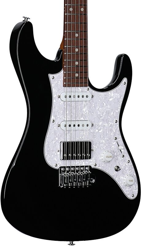 open zoom image for Ibanez AZ22S2 Electric Guitar, Black, Full Left Front