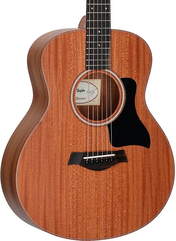 open zoom image for Taylor GS Mini Mahogany Acoustic Guitar (with Hard Bag), New, Full Left Front