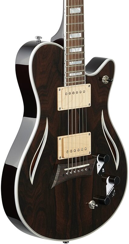 open zoom image for Michael Kelly Hybrid Special Electric Guitar, Pau Ferro Fingerboard, Ziricote, Full Left Front