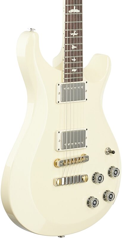 open zoom image for PRS Paul Reed Smith S2 McCarty 594 Thinline Electric Guitar (with Gig Bag), Antique White, Full Left Front