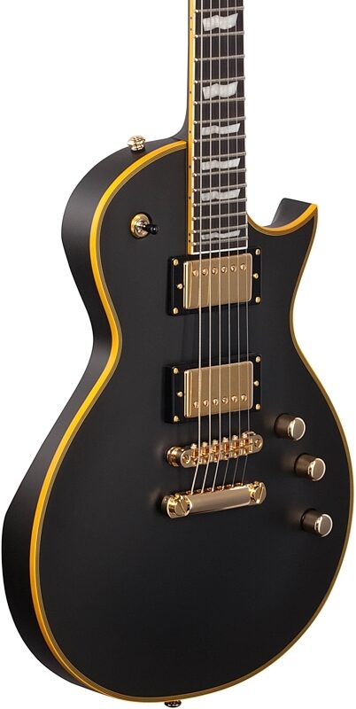 open zoom image for ESP LTD EC-1000 Deluxe Series Electric Guitar, with Seymour Duncan Pickups, Vintage Black, Full Left Front